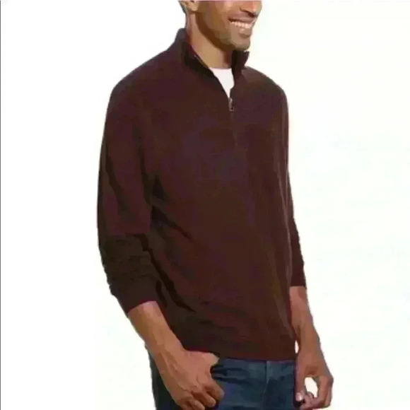 NWT! Weatherproof Vintage Soft Fabric Zip Sweater - Picture 1 of 5